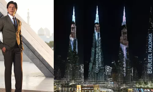 ബുർജ് ഖലീഫയിൽ ഷാരൂഖ്ഖാൻ;   ബുർജീൽ ഹോൽഡിങിന്റെ പ്രചാരണം തുടങ്ങി