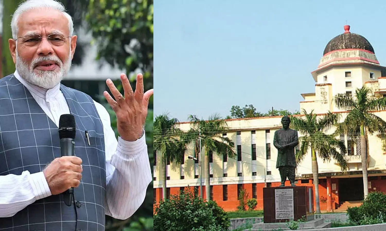 ഫീസ് വർധനവ്: അലഹബാദ് സർവകലാശാലയിലെ വിദ്യാർഥികൾ പ്രധാനമന്ത്രിയുടെ കോലം കത്തിച്ചു