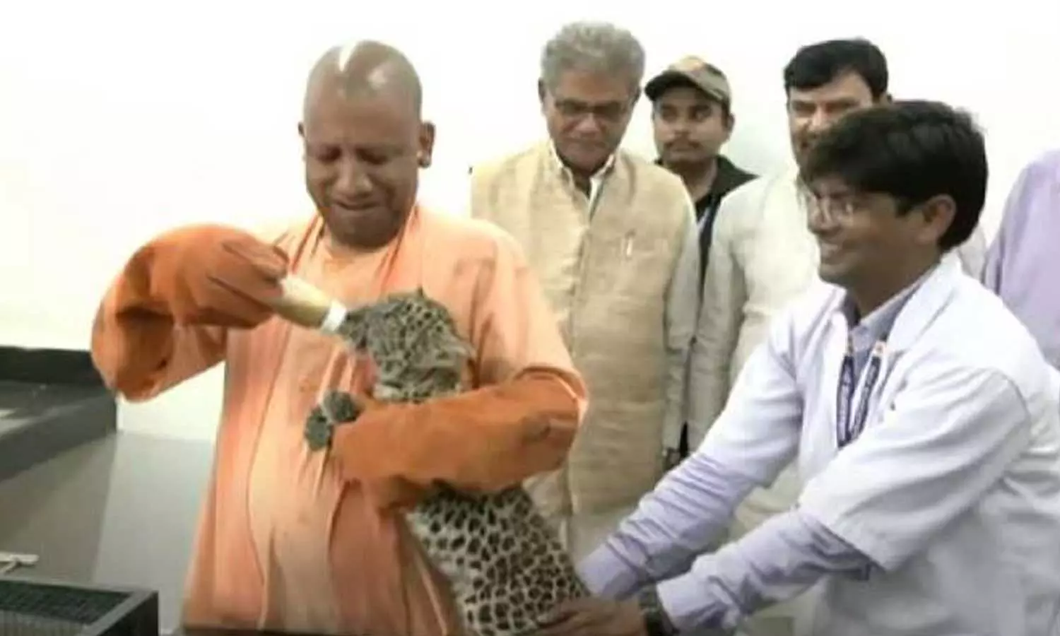 പുലിക്കുഞ്ഞുങ്ങൾക്ക് പാലൂട്ടി യോഗി ആദിത്യനാഥ്; വൈറലായി വീഡിയോ പുലിക്കുഞ്ഞുങ്ങൾക്ക് പാലൂട്ടി യോഗി ആദിത്യനാഥ്; വൈറലായി വീഡിയോ