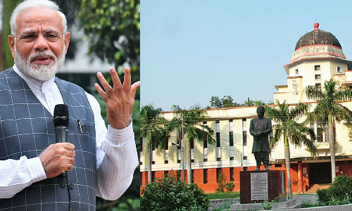 ഫീസ് വർധനവ്: അലഹബാദ് സർവകലാശാലയിലെ വിദ്യാർഥികൾ പ്രധാനമന്ത്രിയുടെ കോലം കത്തിച്ചു