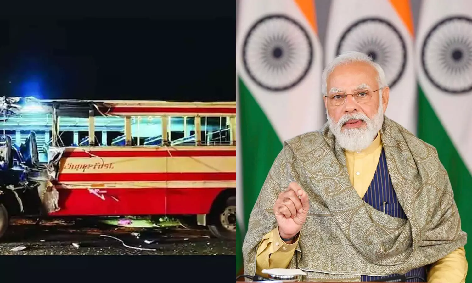 വടക്കഞ്ചേരി ബസപകടം: അനുശോചിച്ച് പ്രധാനമന്ത്രി,നഷ്ടപരിഹാരം പ്രഖ്യാപിച്ചു