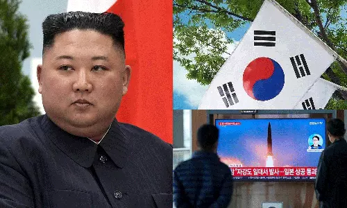 ദക്ഷിണ കൊറിയൻ സമുദ്രത്തിലേക്ക് ഉത്തര കൊറിയൻ മിസൈൽ; പോര് കനക്കുന്നു