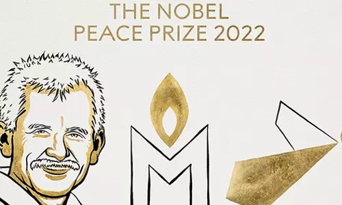 സമാധാന നൊബേല്‍ ആലെസ് ബിയാലിയാറ്റ്സ്കിക്കും രണ്ട് മനുഷ്യാവകാശ സംഘടനകള്‍ക്കും