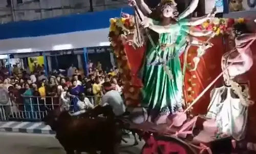 ദുർ​ഗാപൂജ ആഘോഷത്തിനിടെ കാളയുടെ ആക്രമണം; ഒരാൾ മരിച്ചു