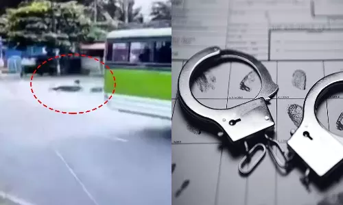 ബസിൽ നിന്നും വിദ്യാർഥി തെറിച്ചു വീണ സംഭവം: ഡ്രൈവർ കസ്റ്റഡിയിൽ