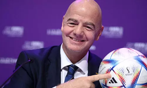 ഖത്തര് ലോകകപ്പിന്റെ ഒരുക്കങ്ങള് വിലയിരുത്തി ഫിഫ പ്രസിഡന്റ് ഖത്തര് ലോകകപ്പിന്റെ ഒരുക്കങ്ങള് വിലയിരുത്തി ഫിഫ പ്രസിഡന്റ്