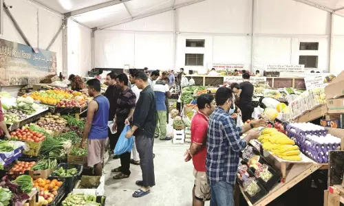 റിഫ സെൻട്രൽ മാർക്കറ്റ്​ താൽക്കാലികമായി മാറ്റി സ്​ഥാപിച്ചു