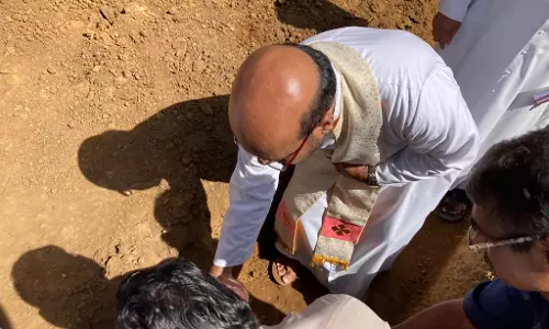 കുവൈത്ത് എസ്.എം.സി.എ നിർമിച്ചു നൽകുന്ന   രണ്ടു വീടുകളുടെ തറക്കല്ലിടൽ ചടങ്ങുകൾ നടന്നു