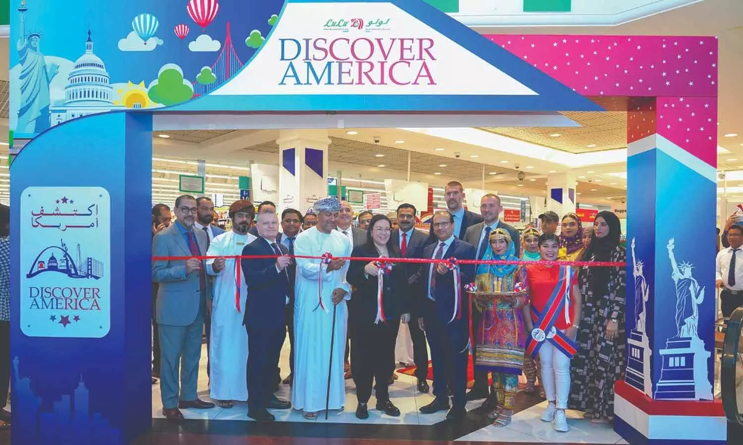 ഒമാനിലെ ലുലു ഹൈപ്പർ മാർക്കറ്റുകളിൽ ഡിസ്‌കവർ അമേരിക്ക കാമ്പയിന് തുടക്കം