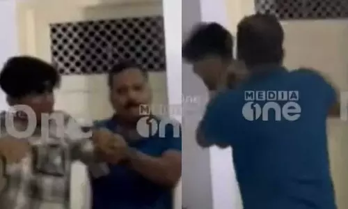 കോതമംഗലത്ത് എസ്.എഫ്.ഐ നേതാവിന്  എസ്.ഐയുടെ ക്രൂരമര്‍ദനം