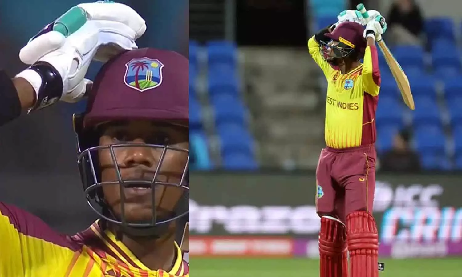 ആ പന്ത് എങ്ങോട്ടാണ് പോയത്? അപാര സിക്സിന് തലയിൽ കൈവെച്ച് കളിക്കാർ ആ പന്ത് എങ്ങോട്ടാണ് പോയത്? അപാര സിക്സിന് തലയിൽ കൈവെച്ച് കളിക്കാർ