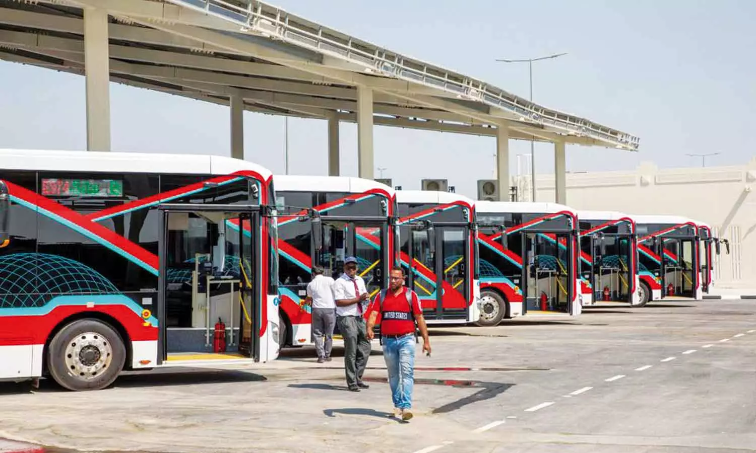ഉദ്ഘാടനത്തിന് പിന്നാലെ ഗിന്നസ് ബുക്കില്‍ ഇടംപിടിച്ച് ലുസൈല്‍ ഇലക്ട്രിക് ബസ് ഡിപ്പോ