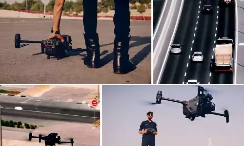 ഖത്തറില് റോഡിലെ നിയമ ലംഘകര് സൂക്ഷിക്കുക; നിരീക്ഷിക്കാന് ഇനി ഡ്രോണുകളും ഖത്തറില് റോഡിലെ നിയമ ലംഘകര് സൂക്ഷിക്കുക; നിരീക്ഷിക്കാന് ഇനി ഡ്രോണുകളും