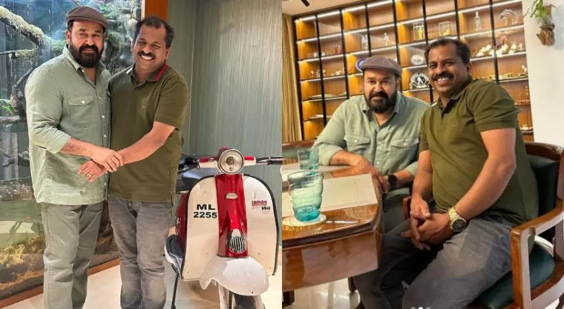 നടനല്ലായിരുന്നെങ്കില്‍  പാചക വിദഗ്ധനാകുമായിരുന്നു; മോഹന്‍ലാലിന് ആട്ടിറച്ചി മല്ലിയില കുറുമയും ചെമ്മീന്‍ അച്ചാറും വിളമ്പി ഷെഫ് സുരേഷ് പിള്ള
