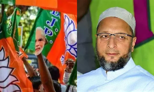 ​ഗുജറാത്തിൽ ബി.ജെ.പി നേതാക്കളുമായി ചർച്ച നടത്തി ഉവൈസിയുടെ പാർട്ടി; വിവാദം