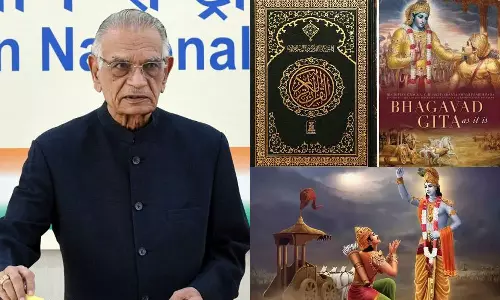 ജിഹാദ് ഖുർആനിൽ മാത്രമല്ല ഗീതയിലുമുണ്ടെന്ന് കോൺ​ഗ്രസ് നേതാവ്; ശ്രീകൃഷ്ണൻ അർജുനനെ ജിഹാദിനെ കുറിച്ച് പഠിപ്പിച്ചു