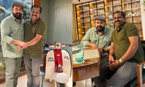 നടനല്ലായിരുന്നെങ്കില്‍  പാചക വിദഗ്ധനാകുമായിരുന്നു; മോഹന്‍ലാലിന് ആട്ടിറച്ചി മല്ലിയില കുറുമയും ചെമ്മീന്‍ അച്ചാറും വിളമ്പി ഷെഫ് സുരേഷ് പിള്ള