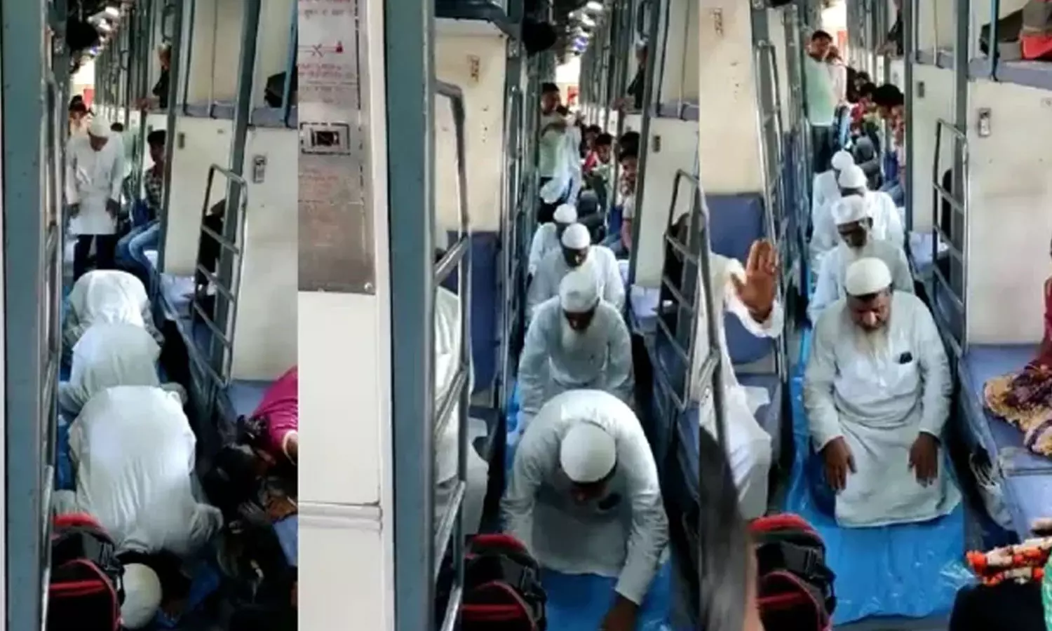 യു.പിയിൽ ട്രെയ്നിൽ നമസ്കാരം; വിദ്വേഷ പ്രചരണവുമായി ബി.ജെ.പി; അന്വേഷണം ആരംഭിച്ച് പൊലീസ്