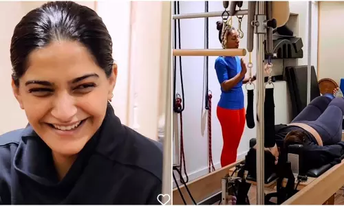 കുഞ്ഞ് ജനിച്ച് 60 ദിവസങ്ങൾക്ക് ശേഷം... ഫിറ്റ്നസ് വീഡിയോ പങ്കുവെച്ച് സോനം കപൂർ