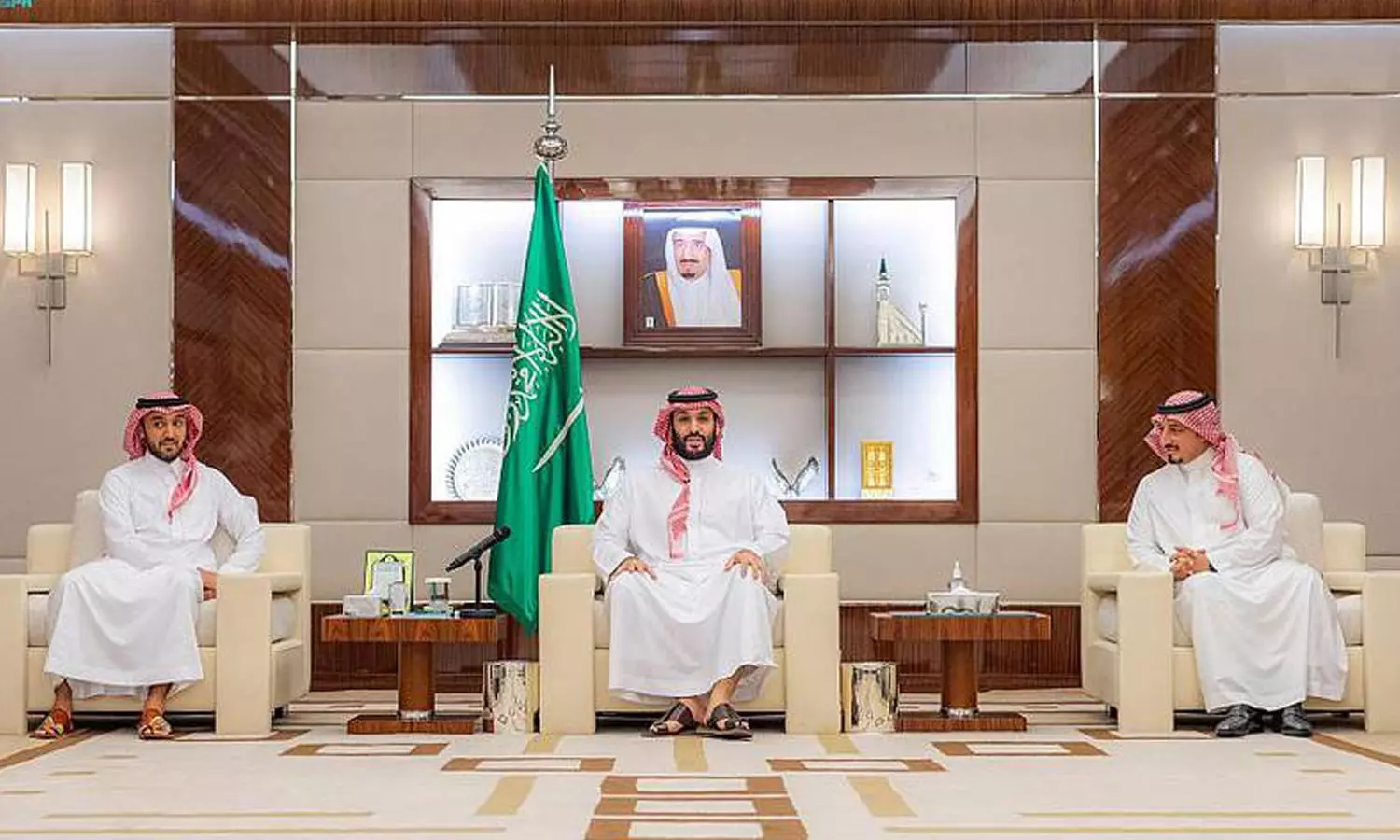 ലോകകപ്പ് ടീമംഗങ്ങളുമായി കൂടിക്കാഴ്ച നടത്തി സൗദി കിരീടാവകാശി