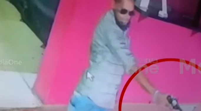 മരടിലെ ബാർ ഹോട്ടലിൽ വെടിവെപ്പ്; സി സി ടി വി ദൃശ്യങ്ങൾ പുറത്ത്