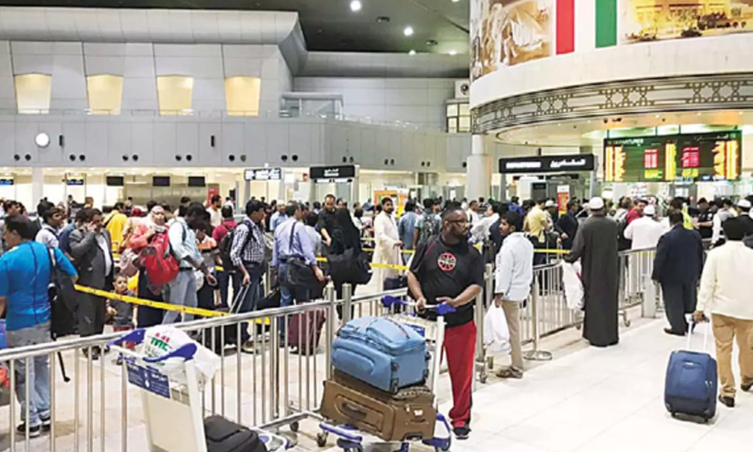 ഒമ്പത് മാസത്തിനിടെ യാത്രയായത് 82 ലക്ഷം പേർ; കുവൈത്ത് വിമാനത്താവളത്തില്‍ തിരക്ക് വര്‍ധിക്കുന്നു