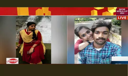 പൊലീസ് സ്റ്റേഷനിൽ വച്ച് അണുനാശിനി കുടിച്ച ഗ്രീഷ്മ ആശുപത്രിയിൽ പൊലീസ് സ്റ്റേഷനിൽ വച്ച് അണുനാശിനി കുടിച്ച ഗ്രീഷ്മ ആശുപത്രിയിൽ