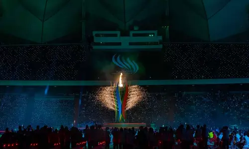 ചരിത്രം രചിച്ച് സൗദി ഗെയിംസിന് റിയാദിൽ തുടക്കം