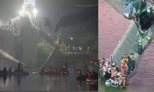 ഫിറ്റ്‌നസ് സർട്ടിഫിക്കറ്റില്ല; ഗുജറാത്തില്‍ തൂക്കുപാലം തുറന്നത് അവധി ദിവസത്തെ വൻ വരുമാനം പ്രതീക്ഷിച്ച്