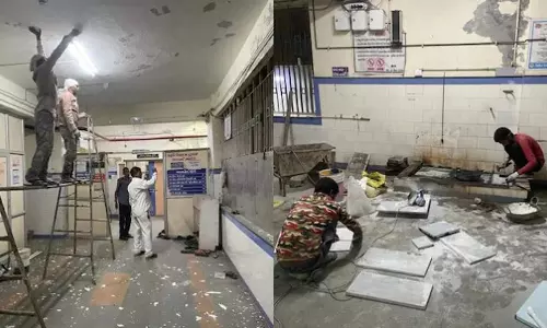 മോദിയെത്തുന്നത് ഫോട്ടോഷൂട്ടിനാണോ; മോർബി ആശുപത്രിയിലെ ധൃതിപിടിച്ച അറ്റകുറ്റപണികളെ വിമർശിച്ച് കോൺഗ്രസും എ.എ.പിയും