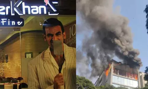 സഹീർ ഖാന്റെ റെസ്‌റ്റോറന്റ് അടങ്ങുന്ന കെട്ടിടത്തിൽ വൻ തീപിടിത്തം