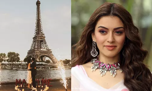 ഈഫൽ ടവറിനു മുമ്പിൽ ഹൻസികയെ പ്രൊപ്പോസ് ചെയ്ത് പ്രതിശ്രുത വരൻ സുഹൈൽ