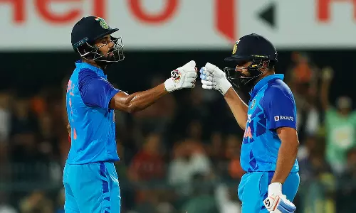 അർധസെഞ്ച്വറി നേടിയ രാഹുൽ പുറത്ത്; ഇന്ത്യ മികച്ച നിലയിൽ