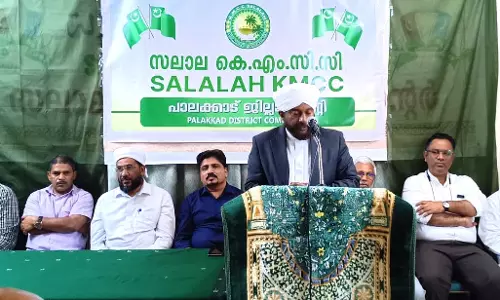 കെ.എം.സി.സി പാലക്കാട് ജില്ലാകമ്മിറ്റി പ്രഭാഷണം സംഘടിപ്പിച്ചു