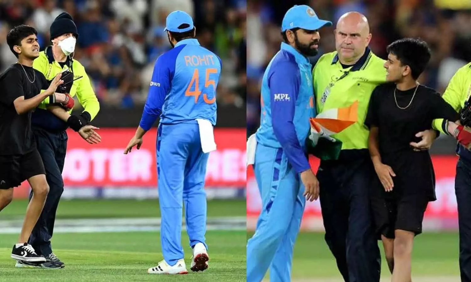 കളിക്കിടെ രോഹിതിന്റെ അടുത്ത് എത്തിയ ആരാധകന് ആറ് ലക്ഷം രൂപ പിഴ കളിക്കിടെ രോഹിതിന്റെ അടുത്ത് എത്തിയ ആരാധകന് ആറ് ലക്ഷം രൂപ പിഴ