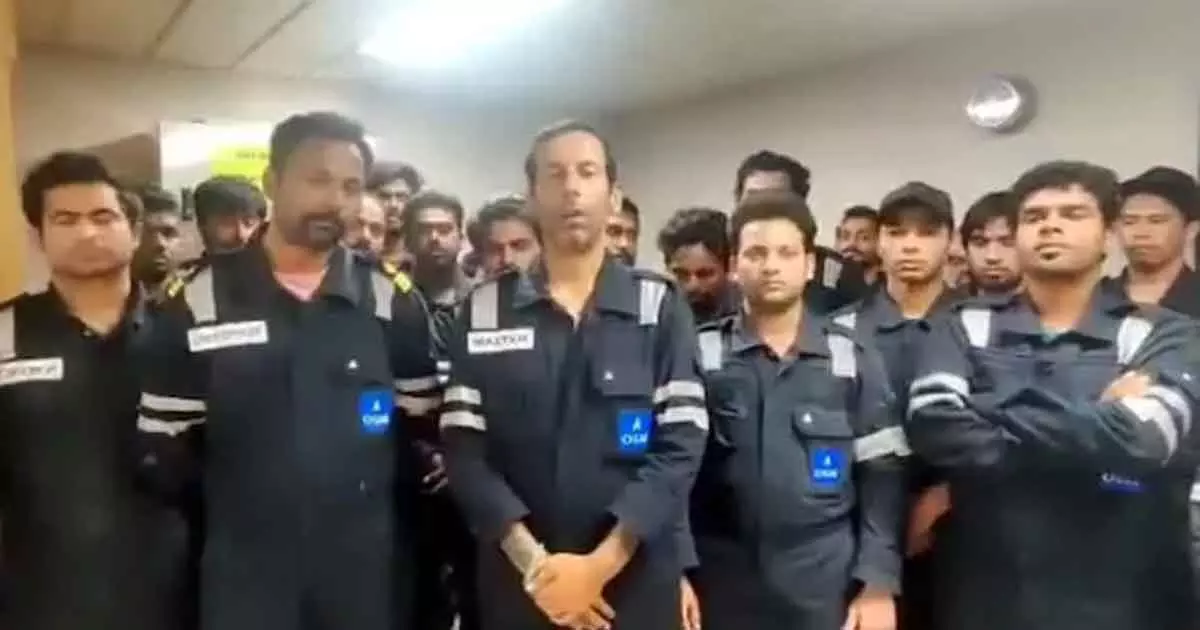 ഗിനിയയില്‍ തടവിലാക്കപ്പെട്ട നാവികര്‍ക്ക് ഇന്ത്യന്‍ എംബസി ഭക്ഷണവും വെളളവുമെത്തിച്ചു