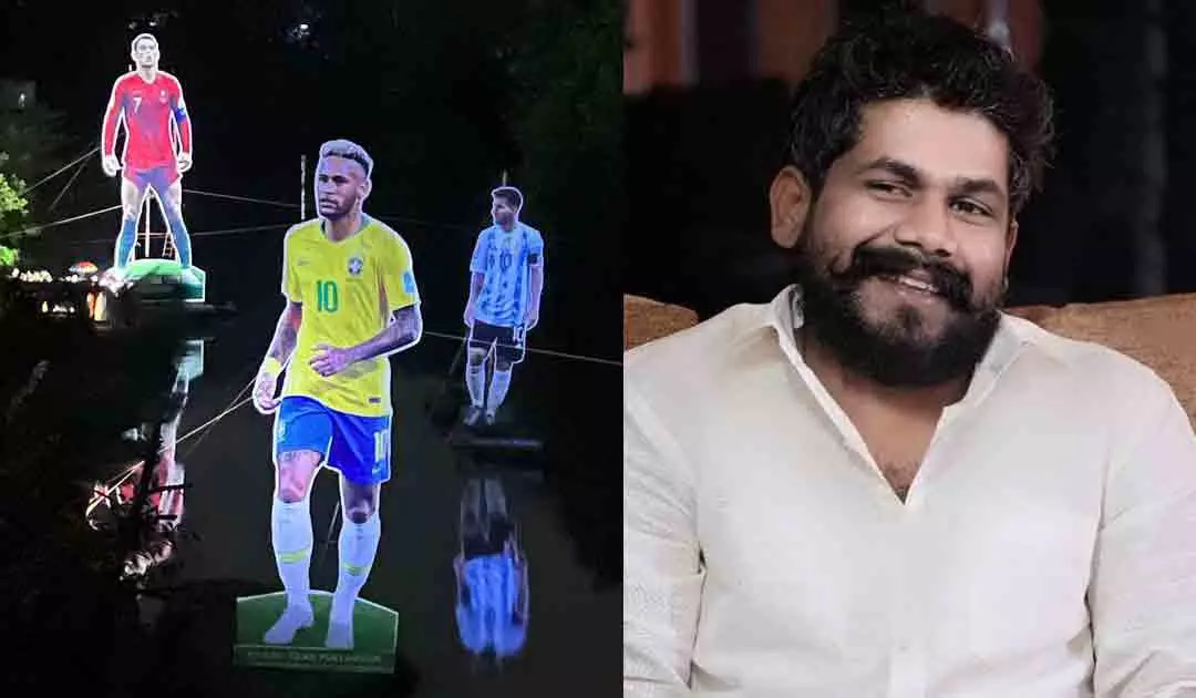 പുള്ളാവൂർ പുഴയിലെ കട്ടൗട്ടുകൾ നീക്കണം; വീണ്ടും പരാതി