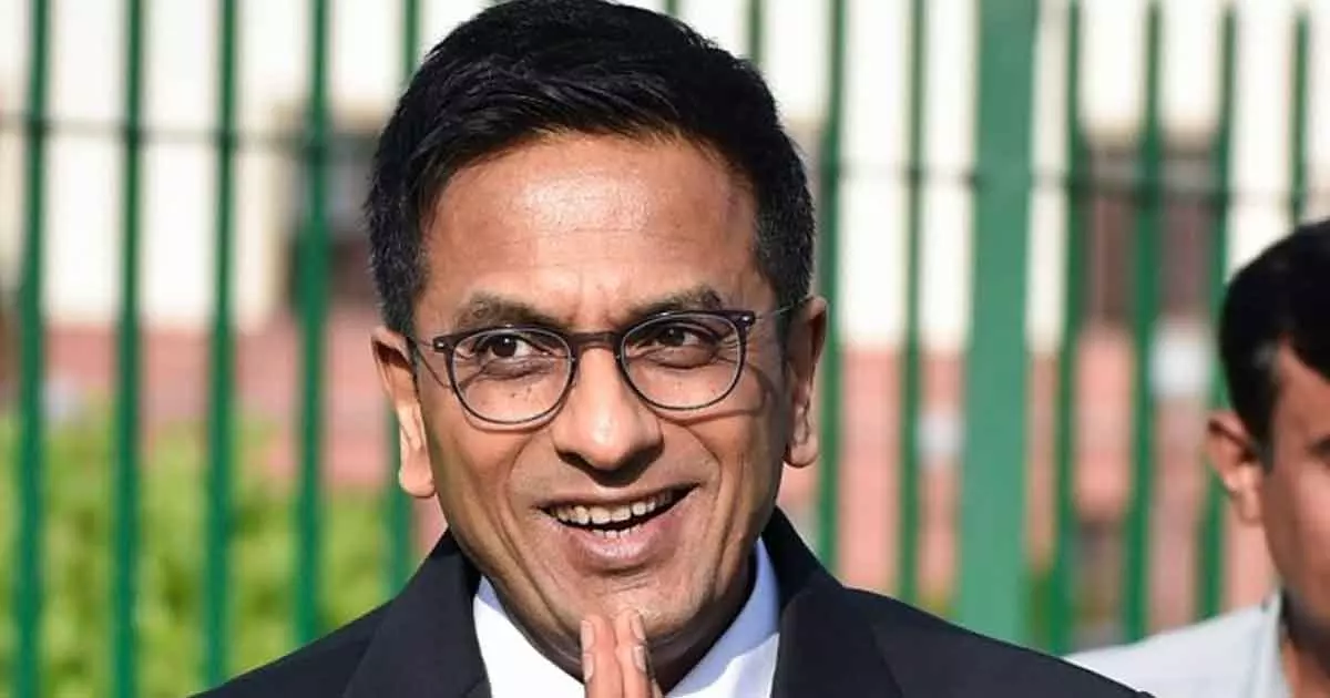 ഡി.വൈ ചന്ദ്രചൂഡ് സുപ്രിംകോടതി ചീഫ് ജസ്റ്റിസായി നാളെ അധികാരമേല്ക്കും ഡി.വൈ ചന്ദ്രചൂഡ് സുപ്രിംകോടതി ചീഫ് ജസ്റ്റിസായി നാളെ അധികാരമേല്ക്കും