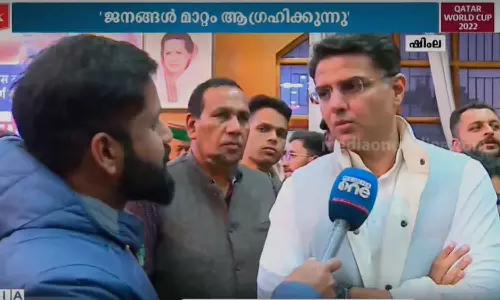 ഹിമാചൽപ്രദേശിൽ കോൺഗ്രസ് മികച്ച വിജയം നേടും: സച്ചിൻ പൈലറ്റ്