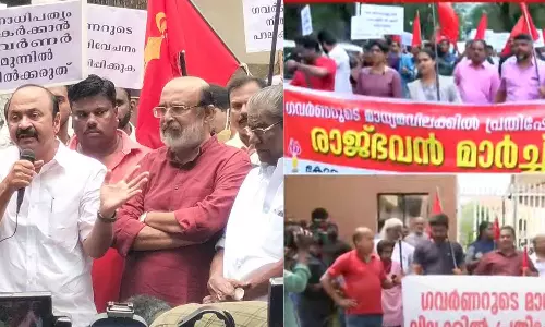 ഗവർണറുടെ മാധ്യമവിലക്ക്; വ്യാപക പ്രതിഷേധവുമായി കെ.യു.ഡബ്ല്യു.ജെ