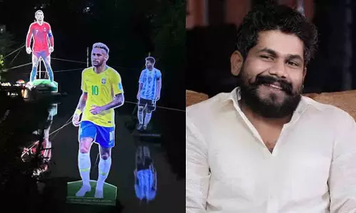 പുള്ളാവൂർ പുഴയിലെ കട്ടൗട്ടുകൾ നീക്കണം; വീണ്ടും പരാതി പുള്ളാവൂർ പുഴയിലെ കട്ടൗട്ടുകൾ നീക്കണം; വീണ്ടും പരാതി