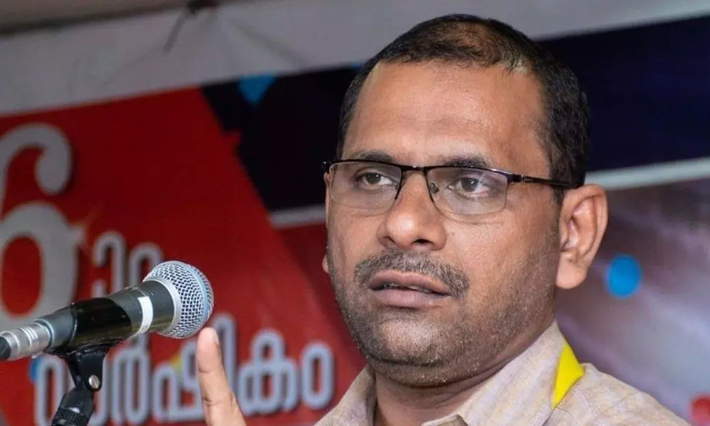 ആര്.എസ്.എസ് ശാഖയിൽ ആവിഷ്കരിക്കുന്ന മതേതര രാഷ്ട്രീയം എന്താണെന്ന് സുധാകരൻ വ്യക്തമാക്കണം: കെ.എ ഷഫീഖ് ആര്.എസ്.എസ് ശാഖയിൽ ആവിഷ്കരിക്കുന്ന മതേതര രാഷ്ട്രീയം എന്താണെന്ന് സുധാകരൻ വ്യക്തമാക്കണം: കെ.എ ഷഫീഖ്