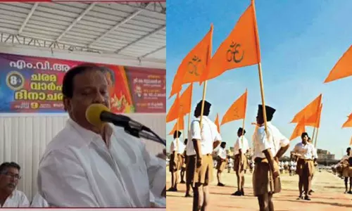 ആർ.എസ്.എസ് ശാഖ സംരക്ഷിക്കാൻ ആളെ വിട്ടു നൽകിയിട്ടുണ്ട്; കെ.സുധാകരൻ ആർ.എസ്.എസ് ശാഖ സംരക്ഷിക്കാൻ ആളെ വിട്ടു നൽകിയിട്ടുണ്ട്; കെ.സുധാകരൻ