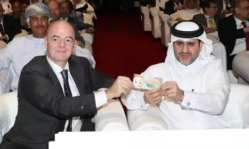 ലോകകപ്പിന്റെ ഓർമക്കായി പ്രത്യേക കറൻസി പുറത്തിറക്കി ഖത്തർ