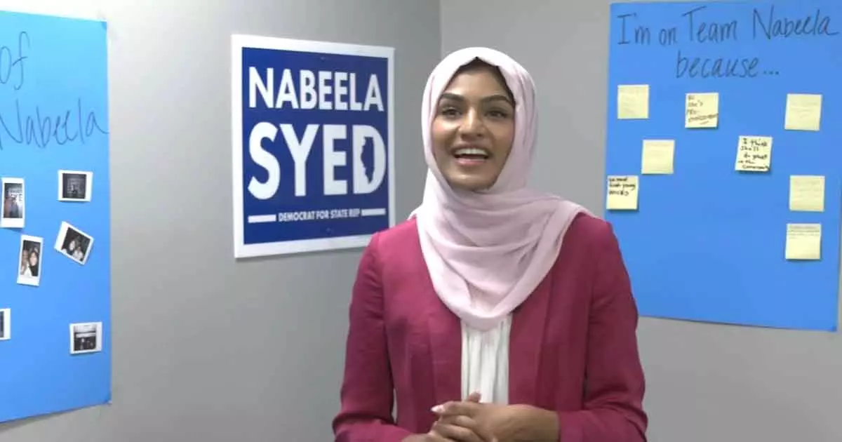 ഞാന്‍ 23 വയസ്സുള്ള ഇന്ത്യന്‍ - അമേരിക്കന്‍ മുസ്‍ലിം വനിത...: യുഎസ് ഇടക്കാല തെരഞ്ഞെടുപ്പില്‍ ചരിത്ര വിജയം നേടി നബീല സെയ്ദ്