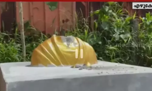 കൊല്ലത്ത് ഗാന്ധി പ്രതിമയുടെ തല തകർത്തു