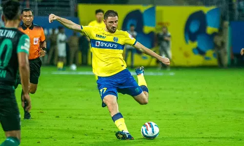 ഇവാന്റെ റോക്കറ്റ്... ഗോവൻ ഗോൾ വലയ്ക്ക് തീപിടിച്ചു;ബ്ലാസ്റ്റേഴ്‌സിന് മിന്നും ജയം