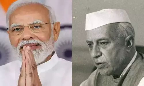 അദ്ദേഹം രാജ്യത്തിന്  നൽകിയ സംഭാവനകള്‍ ഞങ്ങൾ ഓർമിക്കുന്നു; നെഹ്‌റുവിന് ആദരവുമായി മോദി