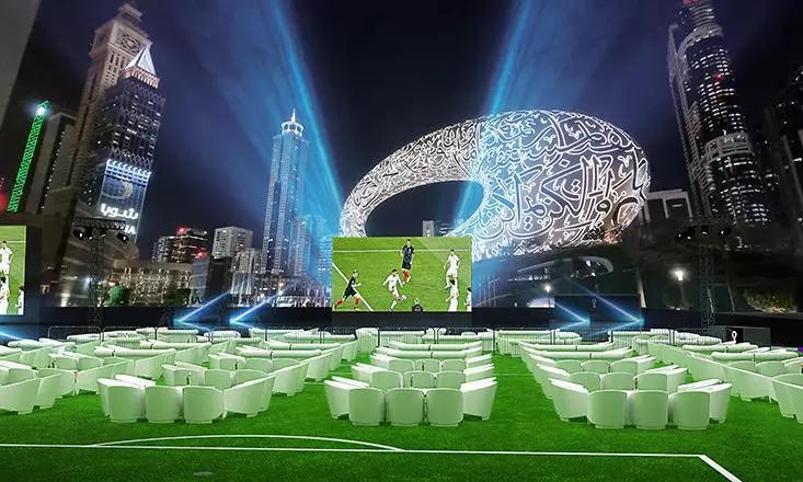 ലോകകപ്പ് ആഘോഷമാക്കാനൊരുങ്ങി   യു.എ.ഇയിലെ ഫാൻ സോണുകൾ