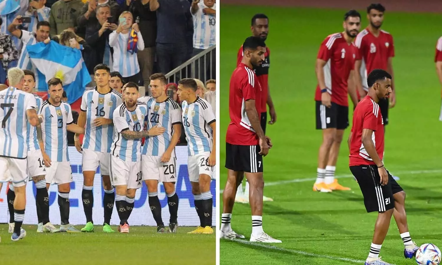 തന്ത്രങ്ങൾ മെനയാൻ അവസാന അവസരം; അർജന്റീന- യുഎഇ സന്നാഹമത്സരം ഇന്ന് തന്ത്രങ്ങൾ മെനയാൻ അവസാന അവസരം; അർജന്റീന- യുഎഇ സന്നാഹമത്സരം ഇന്ന്